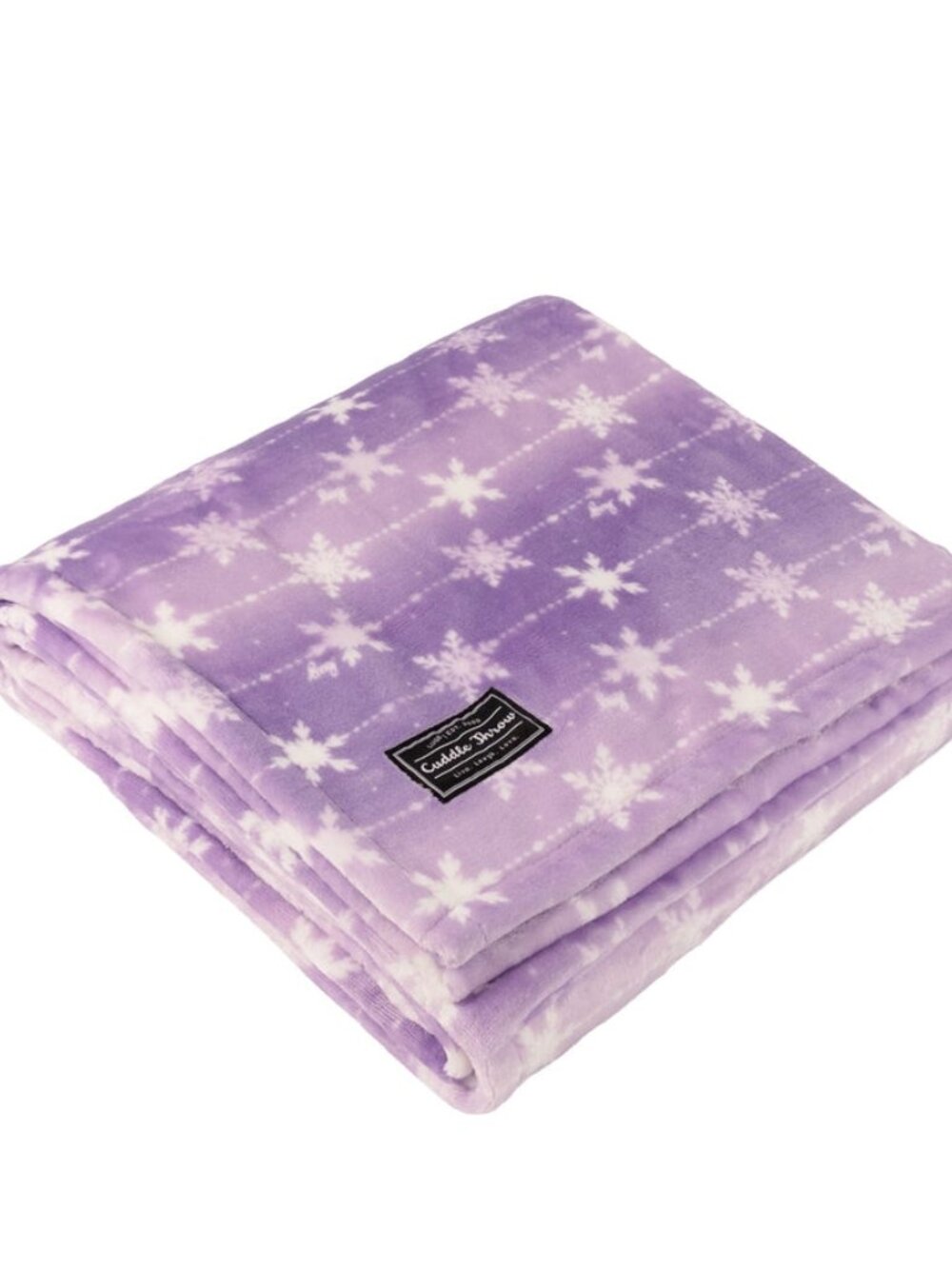 LUG - Cuddle Throw Blanket - Snowflake Sugarplum